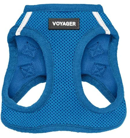 Voyager Step-In Air Hundegeschirr by Best Pet Supplies - All Weather Mesh Step in Vest Harness für kleine und mittlere Hunde, Königsblau, size XL - Brust 52-58 cm