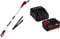 Einhell Svettatoio a batteria GC-LC 18/20 Li T Power X-Change (ioni di litio, testina motorizzata con inclinazione 30°, asta di prolunga, ingranaggi in metallo, incl. batteria e caricabatteria)