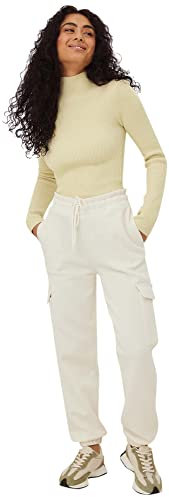 NA-KD Big Pocket Sweatpants Pantalones Deportivos, Crudo, XS para Mujer