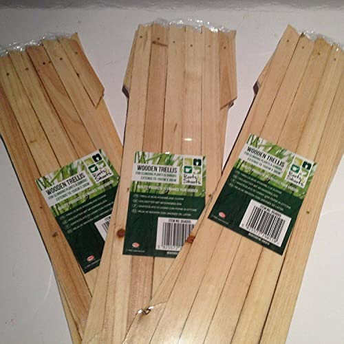3 X Garden Gardeners Natural Brown Coloured Wooden Expanding Expandable Wooden Garden Trellis Each Piec Expands to 180 x 60cm New