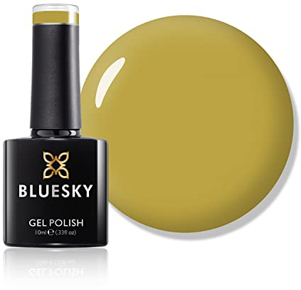 Bluesky Gel Nail Polish 10ml, Hey You! - SS2219, Mustard Yellow | A warm golden ochre that works right through autumn. Highly pigmented, so two coats cover with no streaks.