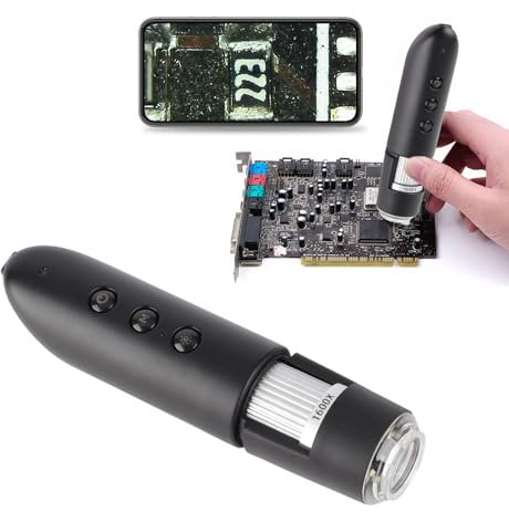 Hautdiagnose-Haaranalysator-Digitalmikroskop Wireless WIFI 1600X Super HD Handheld-Mikroskope Elektronischer Detektor für Kopfhaut-Haarfollikel-Gesichtshaut