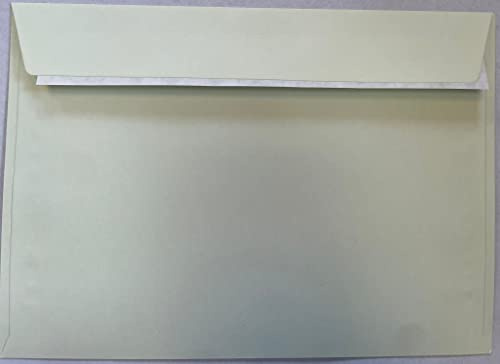 C5 Coloured Envelopes for A5 Greeting Cards Wedding Invitations & Crafts V Flap, Peel & Seal Flap (162x229mm) Pack of 50 (Pastel Mint Green Peel & Seal)