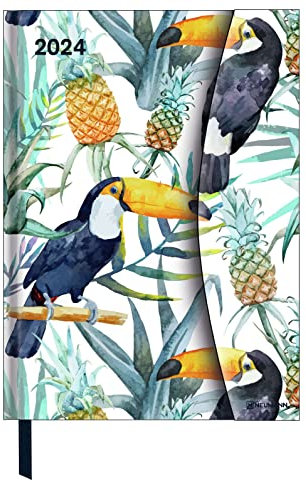 Jungle 2024 - Diary - Buchkalender - Taschenkalender - 16x22: Magneto Diary