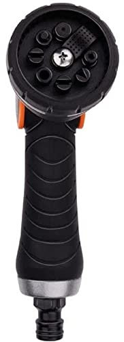BLACK+DECKER Bewässerungsbrause: Gartenbrause zur Bewässerung - 8 Ständer - Universal - Schwarz/Orange