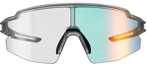 ROCKBROS Fahrradbrille UV 400 Sonnenbrille Photochromatisch Brille Klar Winddicht Sportsbrille für Outdoor Radfahren Angeln Golf Herren
