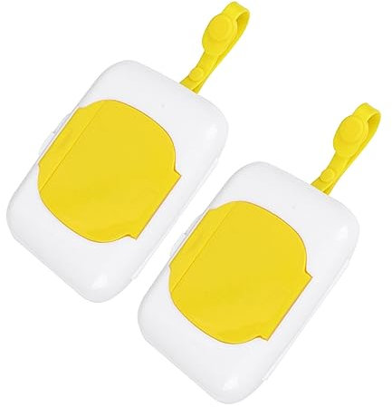 Alipis Tragbare Feuchttuchbox 2 Stück Baby-Feuchttücher-Box Outdoor-Behälter Toilettenpapierhalter Ständer Reise-Kinderwagen Für Feuchttücher-Etui Feuchttücher-Etui Feuchttücher-Halter