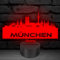 Aina München Skyline Geschenke Fanartikel mit Namen Gravur 3D LED Lampe Bayern