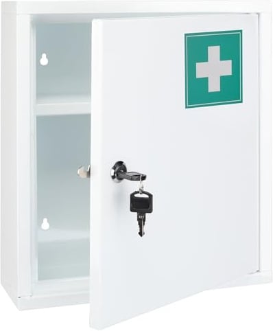 Gravidus Medizinschrank aus Stahl 36 x 10 x 31,5 cm