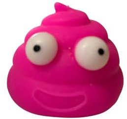 Spielfreund Poo Drol Stressball, Squeeze, Squishy, Fake Poop, Anti Stress Spielzeug (Rosa)