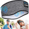 LC-dolida Schlafkopfhörer Bluetooth 5.4, Schlaf Stirnband Kopfhörer Headband Schlafmaske, Sportskopfhörer Musik schlafen Stirnband für Sport Training, Joggen, Yoga, Reisen
