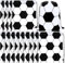 Kinmsito 12 Stück Fußball Kordelzug Rucksack Tasche, 43×34cm Turnbeutel für Kinder, Party Supplies für Mädchen Jungen, Kindergeburtstag