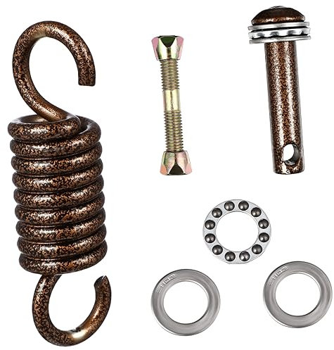 Warmhm 1 Satz Feder schaukel Haken hängematten Gestell hängemattengestelle Schwingschnalle Hollywoodschaukel federt schwer Hängematten für draußen Hochleistungskarabiner Federhaken Teile