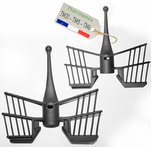 [ Lot de 2 ] Accessoire fouet pour les modèles du Vorwerk Thermomix TM6 TM5 et TM31, remplacement du fouet papillon de haute qualité
