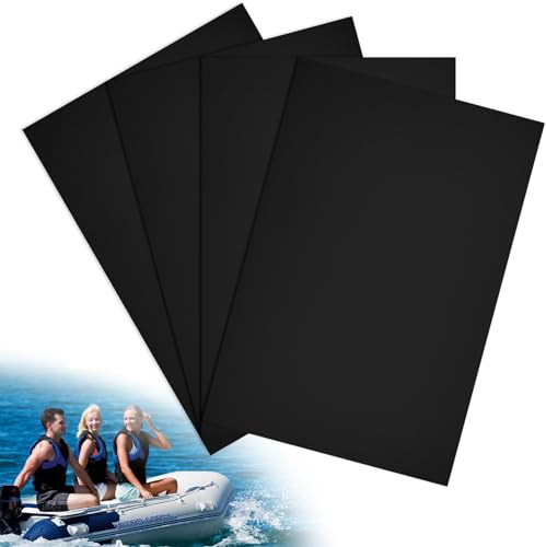 Schlauchboot Reparaturset, 4pcs PVC Kajak Reparatur Patches,Wasserdichtes SUP Flickzeug Set für Kanu, Kajak, Schlauchboot