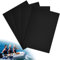 Schlauchboot Reparaturset, 4pcs PVC Kajak Reparatur Patches,Wasserdichtes SUP Flickzeug Set für Kanu, Kajak, Schlauchboot (schwarz)