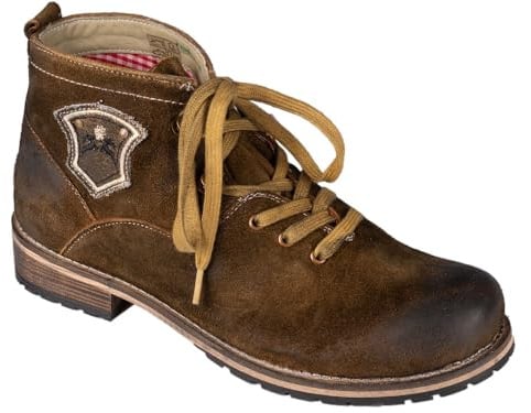 Maddox Trachtenschuhe Kaprun urig Sand oder urig torf Trachtenstiefel