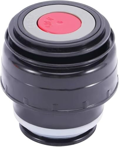 Vacuum Flask Lid Cover 4.5cm Outdoor Travel Cup Vacuum Flask Lid Portable Universal Travel Mug Accessories (4.5cm Black red)