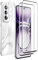 Fyqzio [2+2 pezzi Vetro Temperato Compatibile con OPPO Reno 12 5G e Fotocamera Pellicola Protettiva,Senza Bolle,Durezza 9H,Anti-Graffio,Copertura completa 3D,HD Protezione Schermo