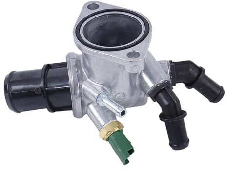 Apriciter Thermostat with Housing and Sensor Replacement for Vauxhall | Replacement for Astra H Vectra C Zafira B 1.9 Cdti c，1338039