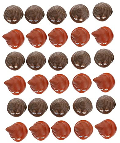 Abaodam 40stücke Teiliges Lustiges Poo-spielzeugset Für Pranks Kreative Wurst-Form Spielzeug Für Partyspiele Und Geschenke Für Junge Mädchen Und Erwachsene