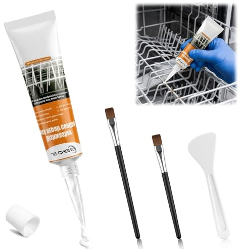 Spülmaschinenkorb Rost Reparatur, Geschirrkorb Reparatur mit Korbkappen und Rostschutz, Wasserfest, Hitzebeständig, Rostfrei, zur Reparatur Beschädigter Spülmaschinenkörbe