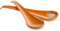 Omada Design Satz Salatbesteck, Länge: 27,5 cm, Linea Sanaliving aus integrierten antimikrobiellen Mitteln, um Bakterien und Pilze. Ideal für Salat, Pasta. Orange Farbe