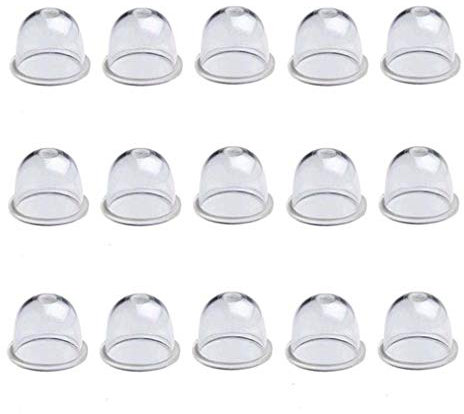 AISEN Lot de 15 pompes d'amorçage, carburateur, pistons primaires, 19 mm, compatibles avec les tronçonneuses Dolmar Stihl Echo Ryobi, tronçonneuses, débroussailleuses
