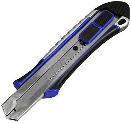 Faithfull FAITKRS25HD Heavy-Duty Trimming Knife - Retractable Snap-Off Blade 25mm