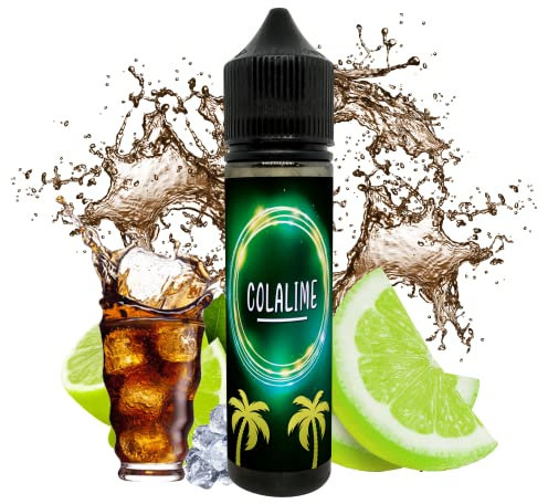 LIQUIDO VAPER E-Liquid SABOR COLA LIME de ElecVap - Sin Nicotina - 50 ml formato TPD botes 60 ml - 0MG Nicotina - E-Liquido para Cigarrillos Electronicos - E Liquidos para Vaper