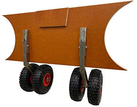Heckräder Slipräder Schlauchbooträder Transporträder Edelstahl Schlauchboot L-Type