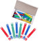 200 Stück Papier Fasteners Heftstreifen, Einhänge Heftstreifen, Kunststoff Heftstreifen, Bunte Heftstreifen, Metallordner für Büro und Schule(Zufällige Farbe)
