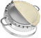 LucyPhy Large Dumpling Maker, 6 in Empanada Maker with 7 in Dough Cutter Circle Mousse, 304 Stainless Steel Dumpling Maker Pastry, Ravioli, Pie Mold