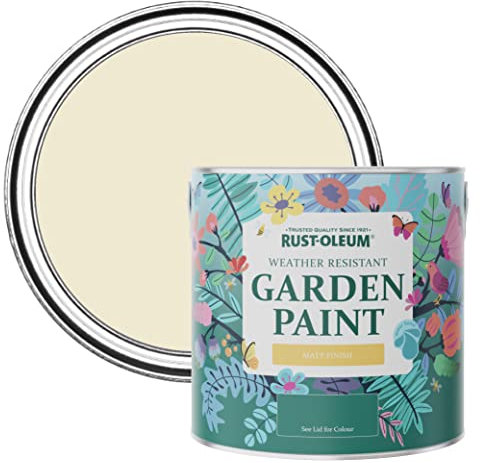 Rust-Oleum Beige Mould-Resistant Garden Paint In Matt Finish - Quarry Lime 2.5L