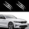 Xoelle 2 Stück Monster Klaue Auto Aufkleber, Scheinwerfer Aufkleber, Wasserfeste Autoaufkleber Dekoration, Style Trend Deko Wetterfest UV-Beständig für Wohnmobil, Wohnwagen, Auto(Weiss)
