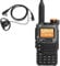 Quansheng UV-K5(8) VHF UHF Dual-Band Ham 5W Portable Two-way Radio Walkie Talki FM 200 Channel Three Frequency Receiving Walkie Talkie NOAA Weather Forecast w/Headsets Earpiece