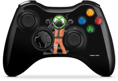 DeinDesign Skin kompatibel mit Microsoft Xbox 360 Controller Folie Sticker Naruto Shippuden Offizielles Lizenzprodukt Animeserie