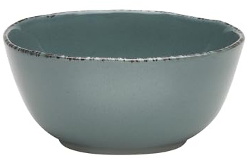 Van Well | URBAN Schale 15 cm grau - Steinzeug Bowl, für Nudeln, Suppe,Salat Poke oder Müsli