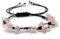 Miracles Minéraux Bracelet perle baroque chips, pierre naturelle, création artisanale française, plus de 80 choix (0 shamballa chips | quartz rose)