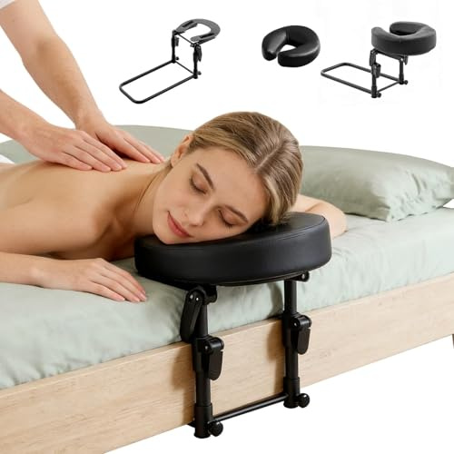 Appuie Tête Massage pour Lit, Repose Tête Massage Lit SPA, Réglable 14-45cm