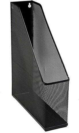 Osco Porte-revues Mesh en métal Noir