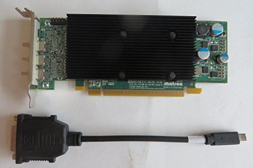 Matrox M9138 LP Grafikkarte (PCI-e x16, 1GB, 3 DisplayPort)