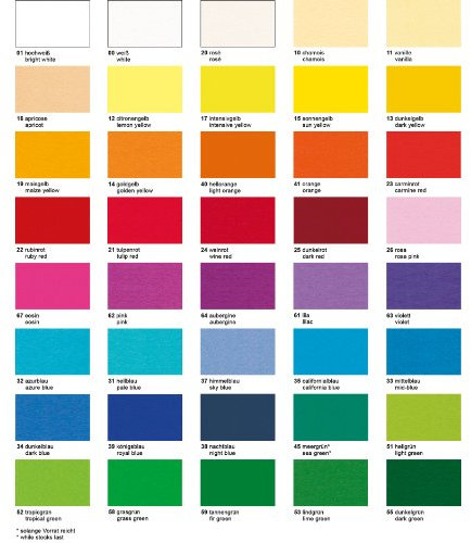 URSUS Tonpapier, (B)500 x (H)700 mm, 130 g/qm, gold VE = 25