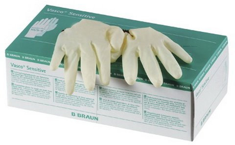 Vasco Sensitive Unsterile Untersuchungshandschuhe Naturlatex Gr. L
