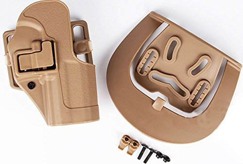 Airsoft CQC SERPA Pistol Belt Hard Holster for USP .45 COMPACT TAN Sand UK