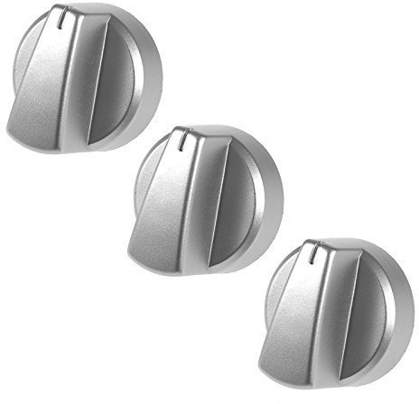 Belling Genuine Silver Oven / Cooker Control Knob (Pack of 3)