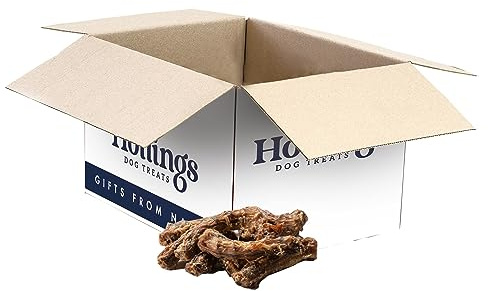 Hollings Chicken Necks Dog Treats, 100% Natural Air Dried Chew Treats for Adult Dogs, Grain Free and High in Protein (2kg)