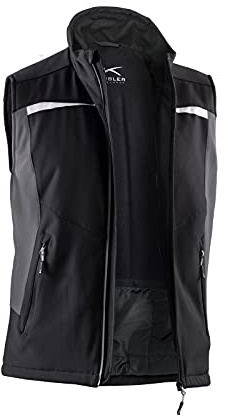 KÜBLER Workwear | Paul H. Bekleidungswerk Softshell Arbeitsweste | schwarz/anthrazit | Größe 3XL