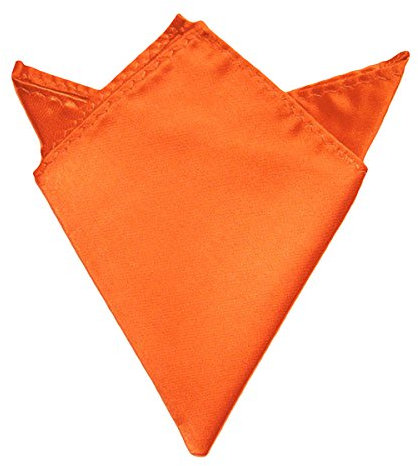 Oblique Unique Einstecktuch Kavalierstuch Tuch Taschentuch Polyester Business Hochzeit (Orange)