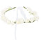 Boland 52222 - Stirnband Ibiza, Blumengirlande, Weiß, One Size, Accessoire, Tropical, Sommer, Mottoparty, Garten Party, Beach Party